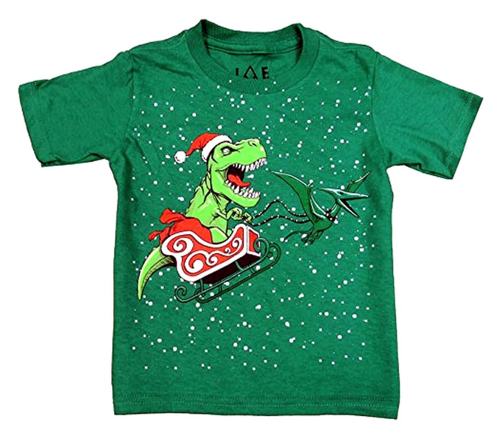 Jem dinosaurs Santa Graphic-Print T-Shirt, Toddler Green