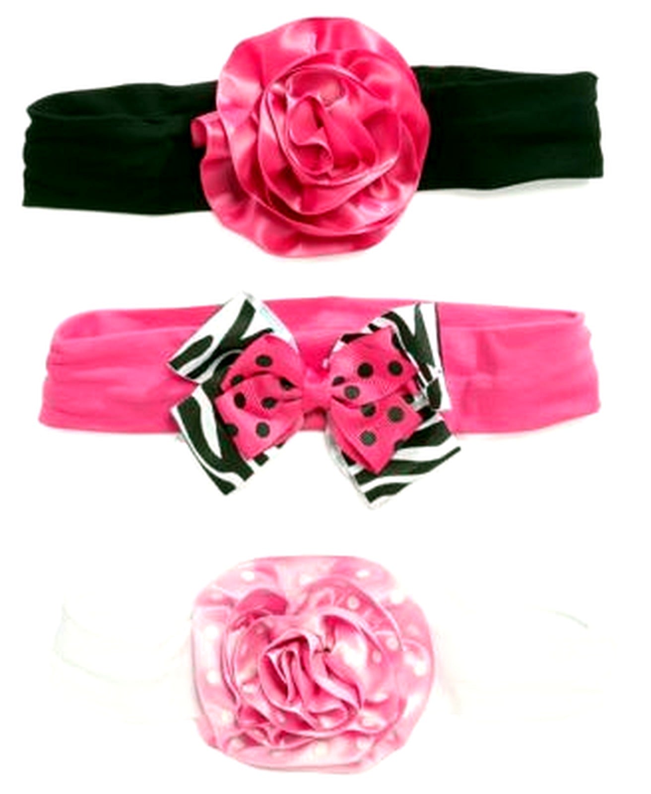 First Impressions Baby Girls 3-Pack Headbands
