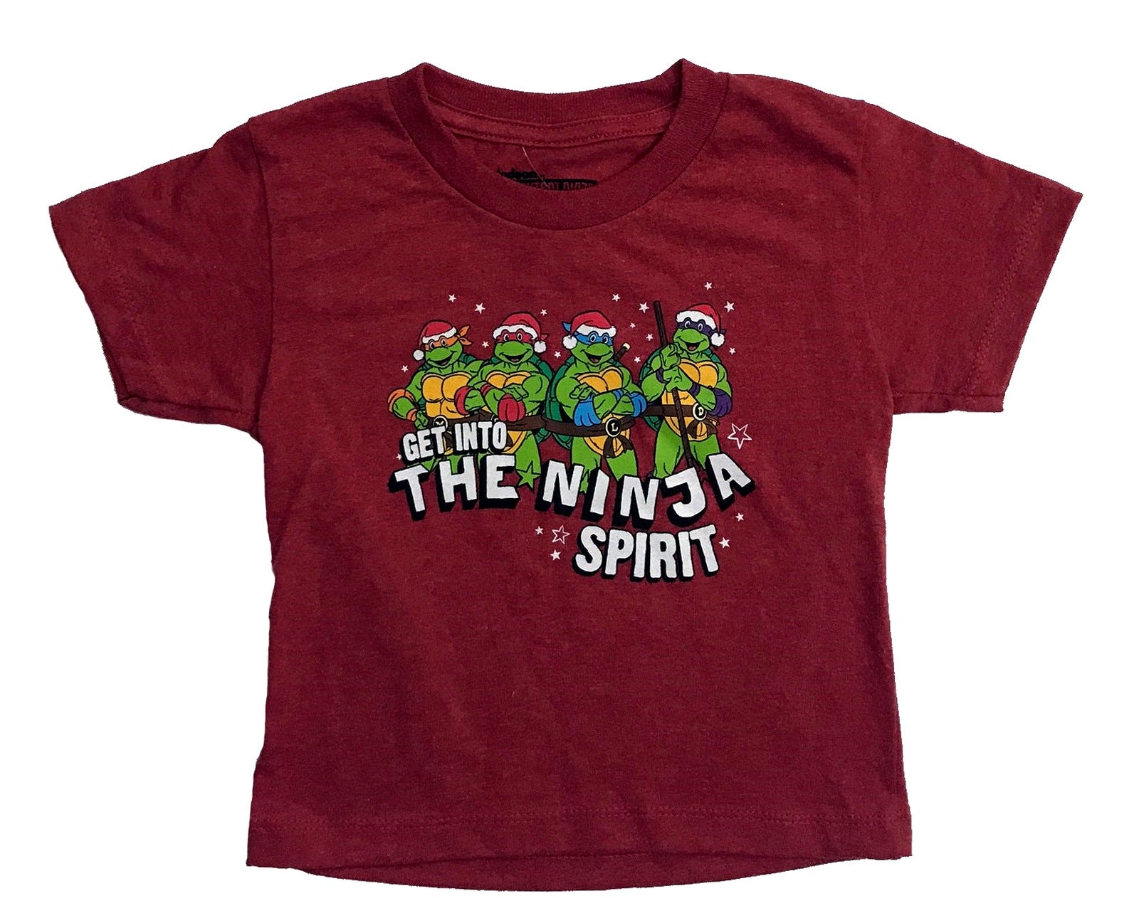 Ninja Turtles Get Into The Ninja Spirit T-Shirt Red 3,7