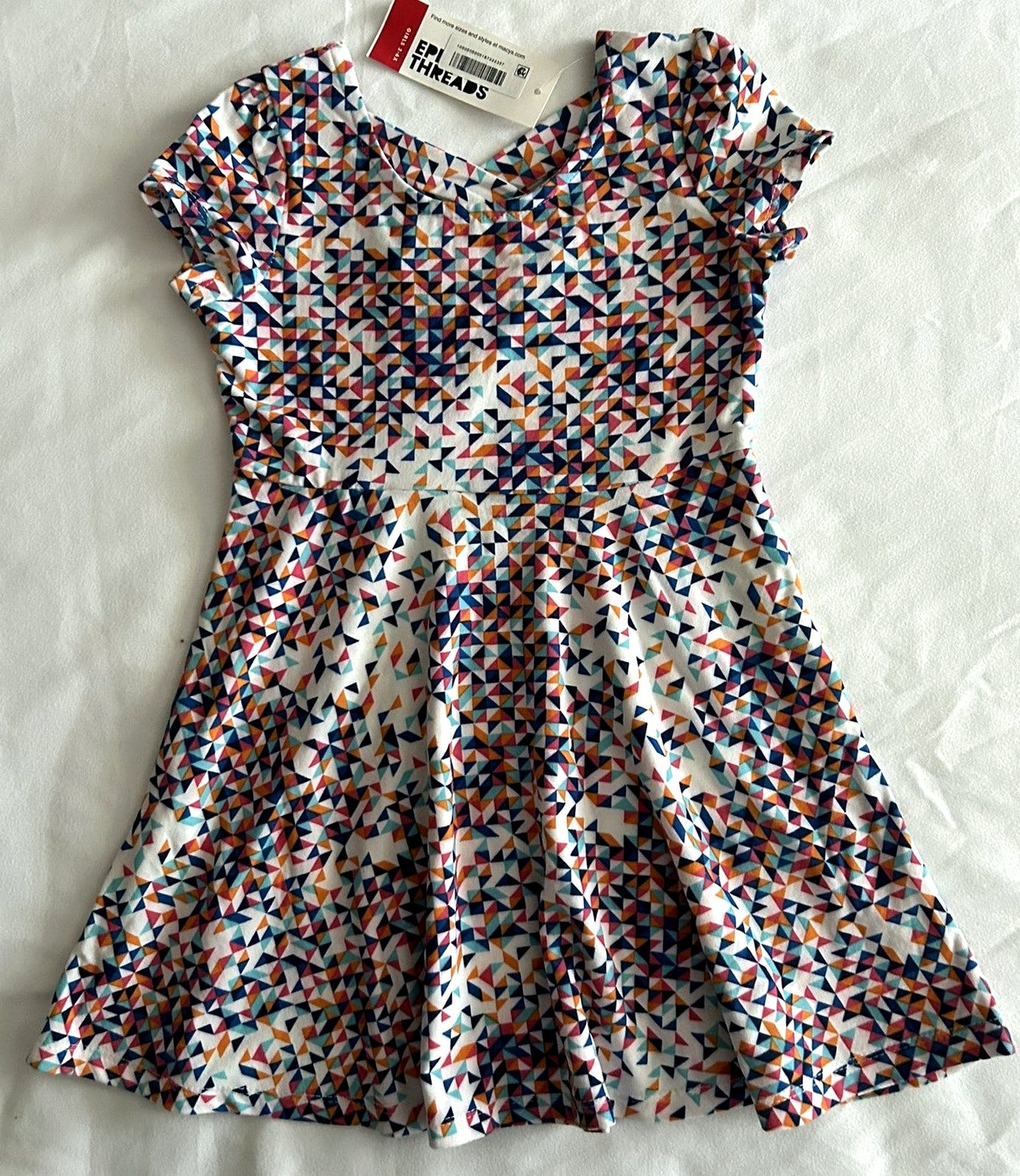 EPIC THREADS GEOMETRIC DRESS  Holiday Ivory 3T