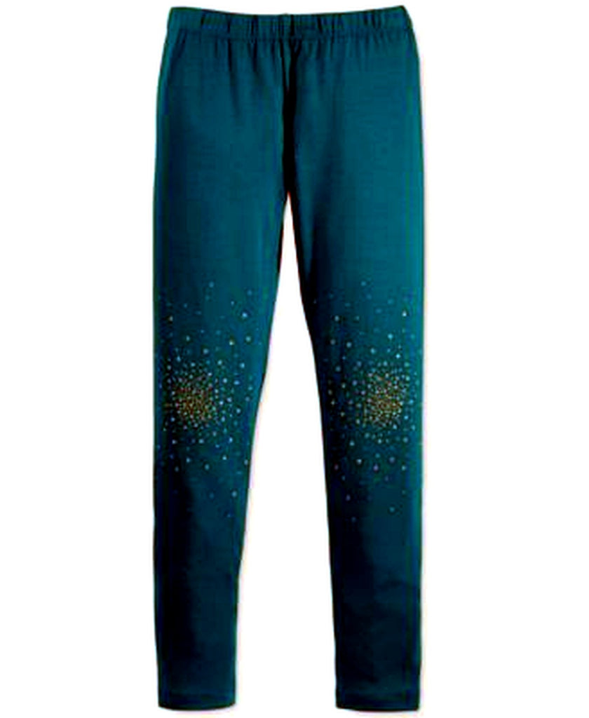 Epic Threads Girls Glitter Burst Leggings Ocean Depths S - enhanced marketplace main image
