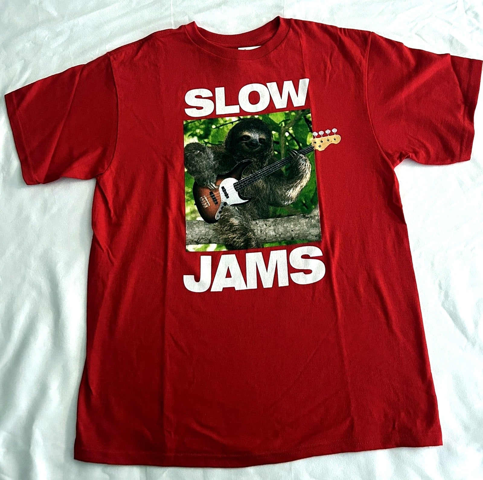 Jem Graphic-Print T-Shirt, Big Boy Bright Red M, XL