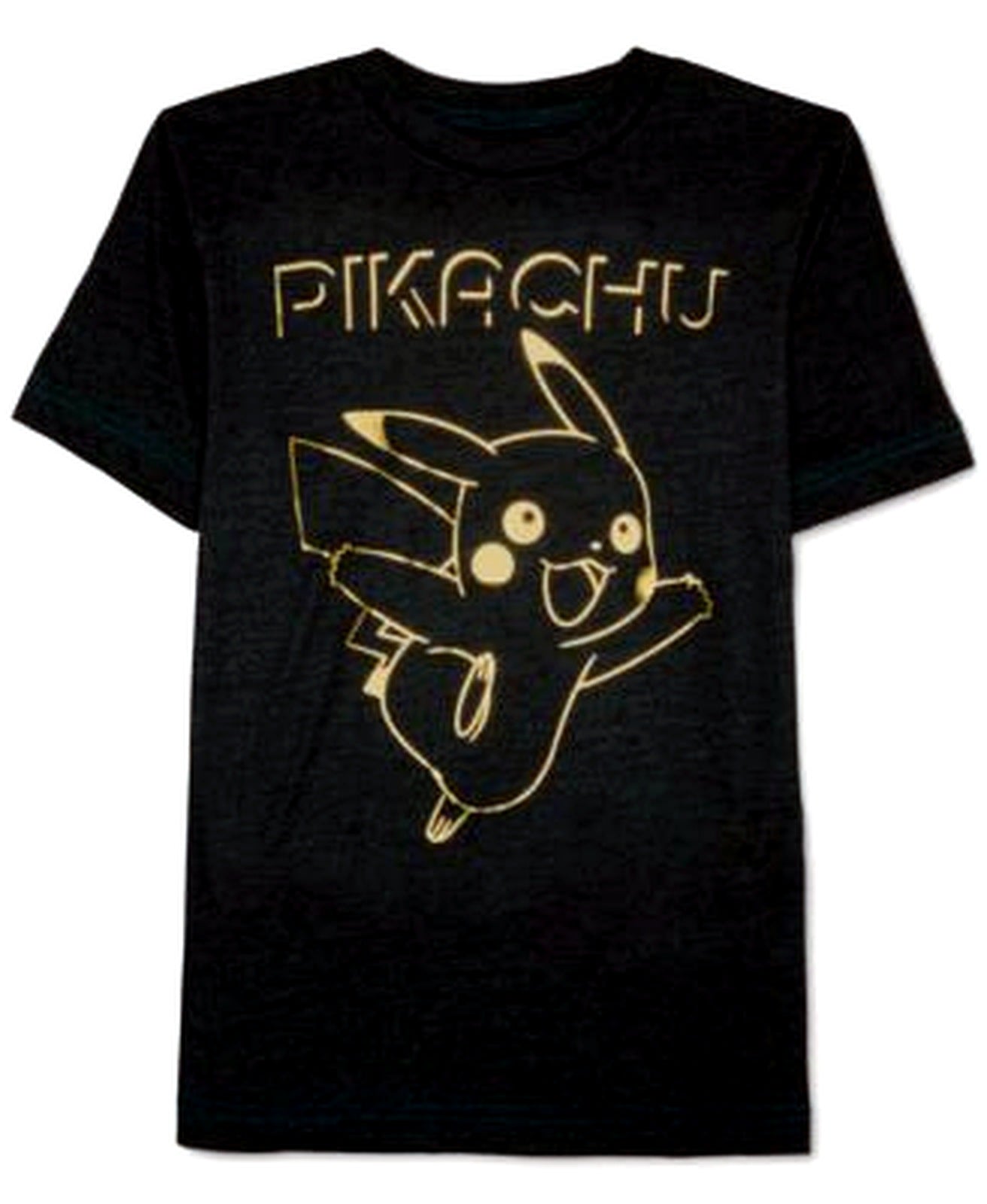 Jem Pokémon Pikachu Graphic-Print T-Shirt, Black Turquoise S
