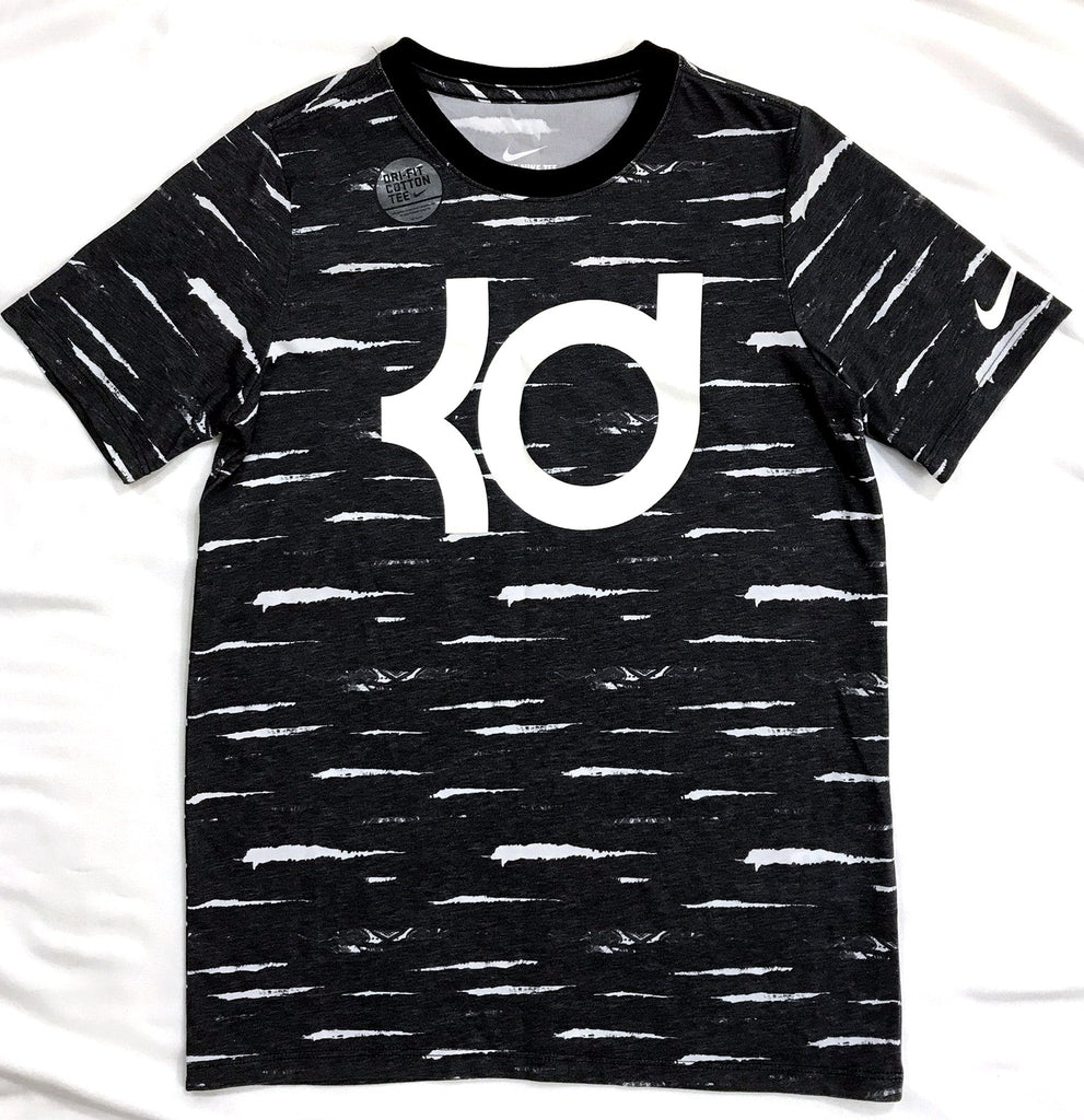 Nike Kevin Durant Graphic-Print DRI-FiT  Cotton Tee Gray - enhanced marketplace main image