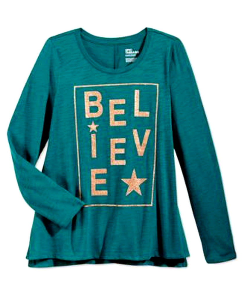 Epic Threads Girls Graphic-Print T-Shirt Ocean Depths L - enhanced marketplace main image