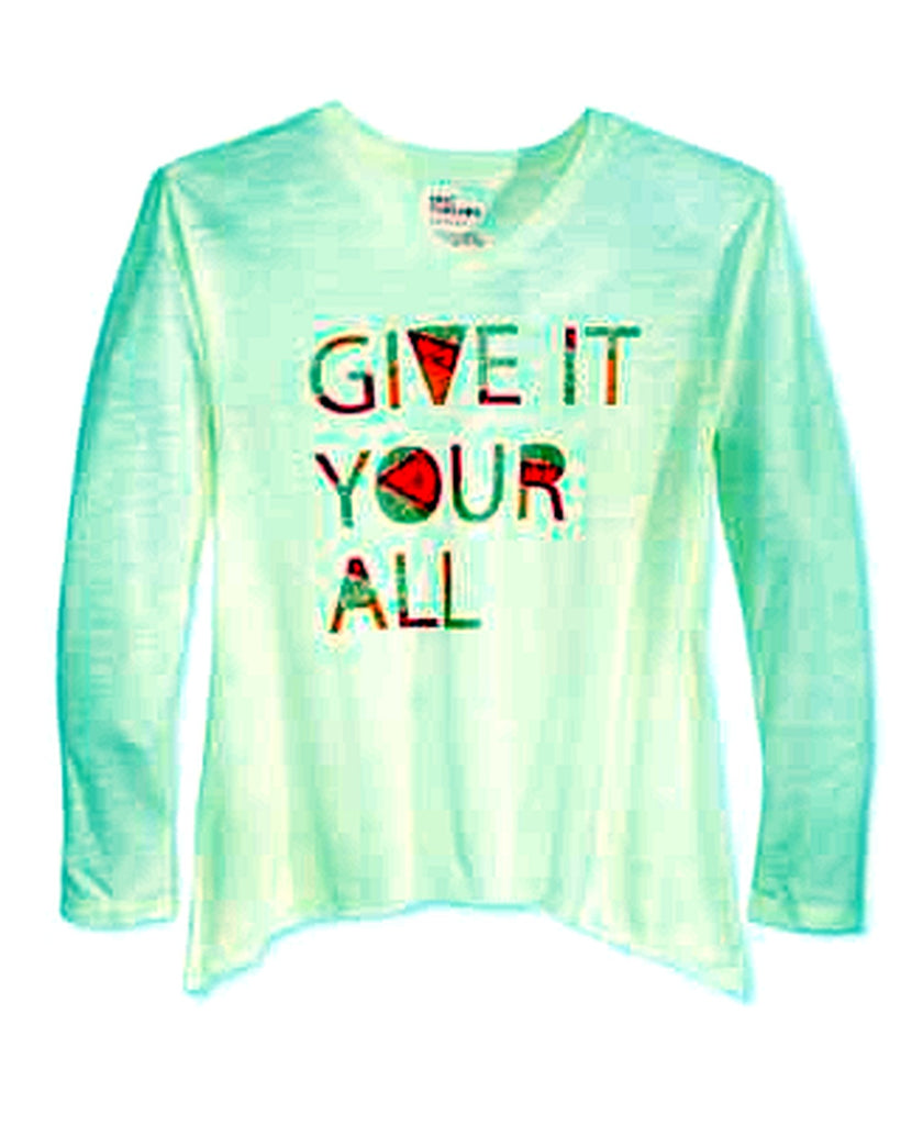Epic Threads Graphic-Print T-Shirt, Big Girl Holiday Ivory L - enhanced marketplace main image