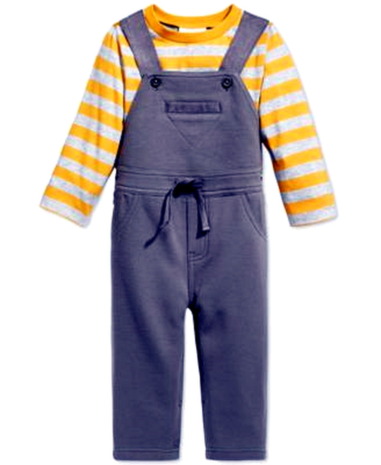 First Impressions Baby Boys 2-Pc. Striped T-Shirt Rocky Coast 24 months