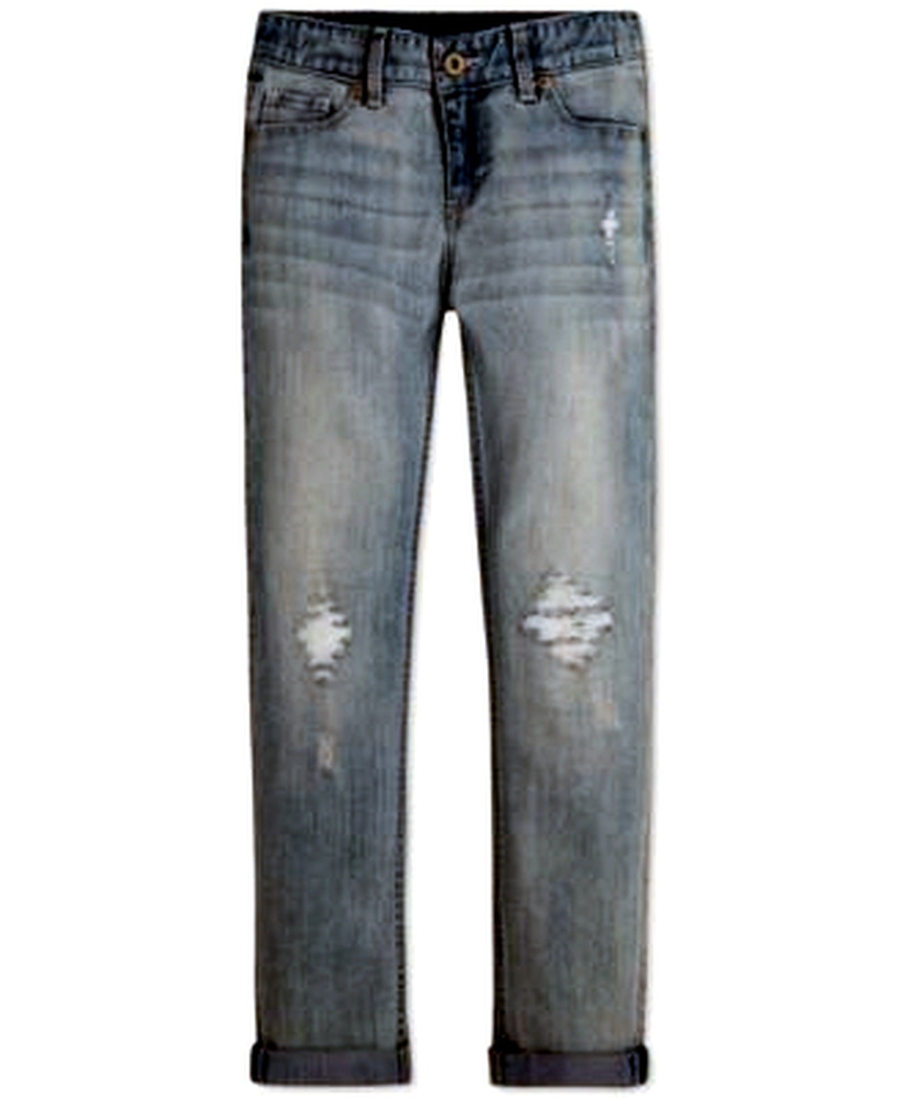 Levi's Destructed Boyfriend Jeans, Li Weathered Indigo with Destruct 6