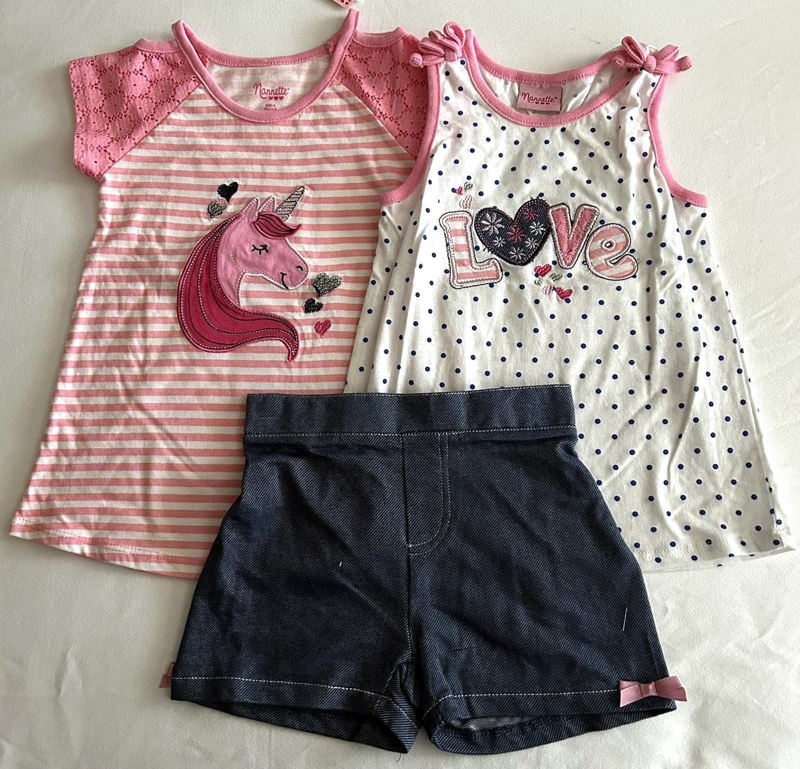 Nannette 3-Pc. Multi-Pattern Tank Top, Pink 6