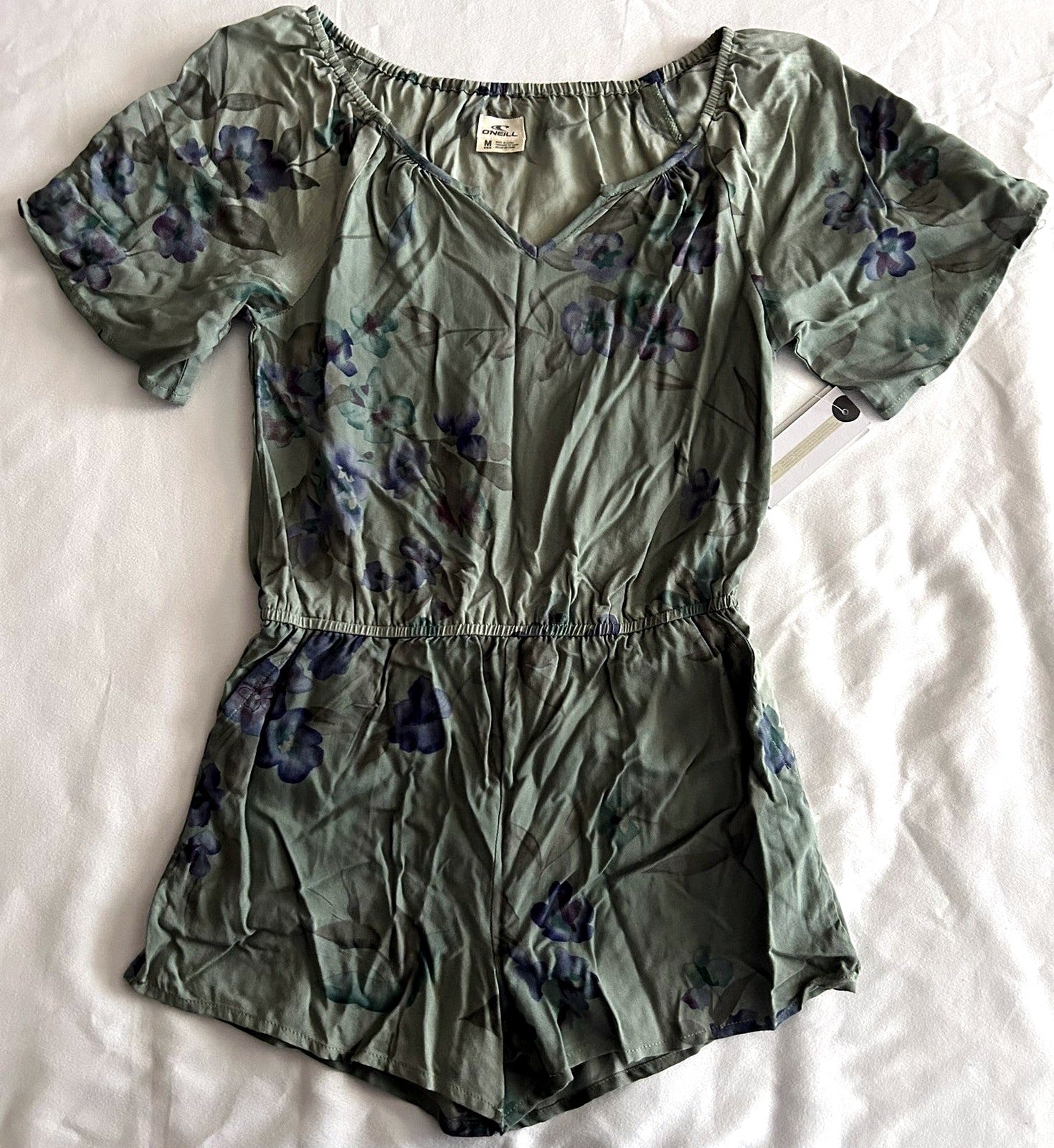 ONeill Courtney Romper, Big Girls 7- Balsamic Green M