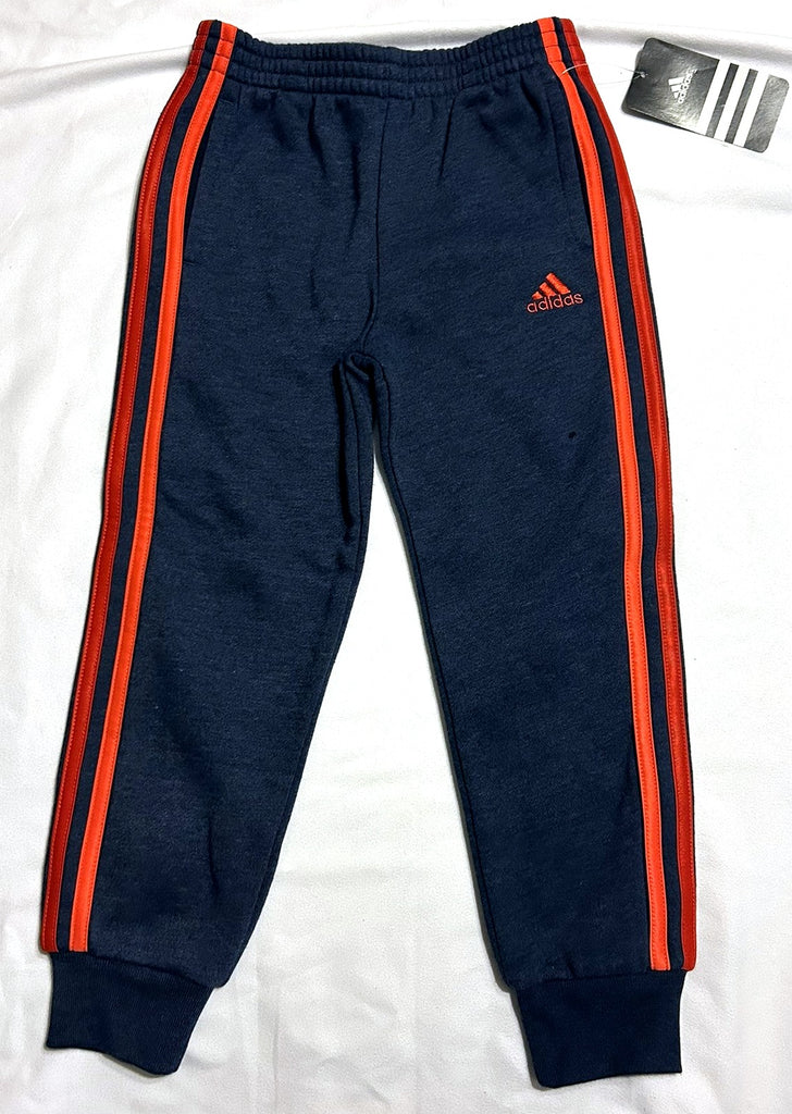 adidas Warm-Up Jogger Pants, Toddler Navy Heather Red 5 - enhanced marketplace main image
