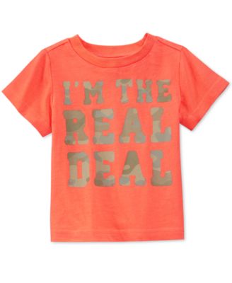 First Impressions Baby Boys Real Deal T-Shirt