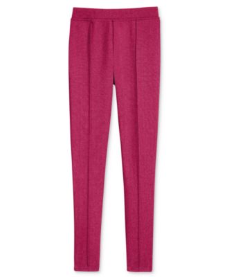 Epic Threads Girls Pin tucked Ponte Pants Beet Red XL, Dark Grey Heather S, Black 4T