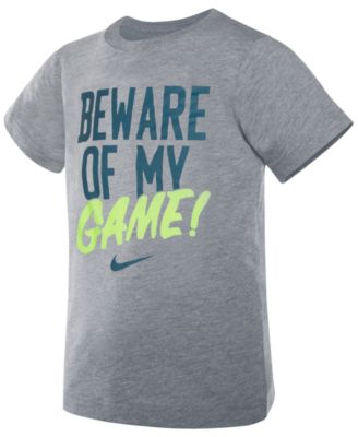 Nike Little Boys Graphic-Print T-S Heather Reflex 6
