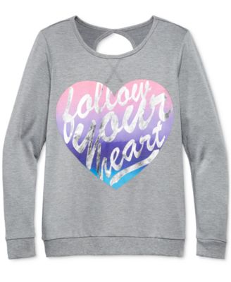 Ideology Girls Graphic-Print Sweat