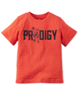 Carters Little Boys Orange Graphic-Pr Orange