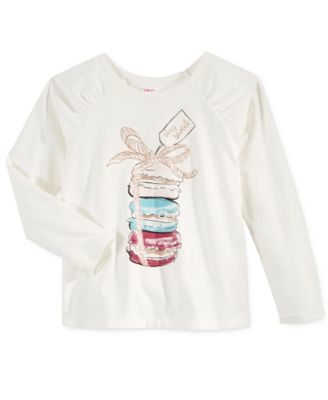 Epic Threads Little Girls Graphic-Print T- Holiday Ivory 3T,4T