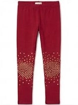 Epic Threads Girls Glitter Burst Leggings Ocean Depths S
