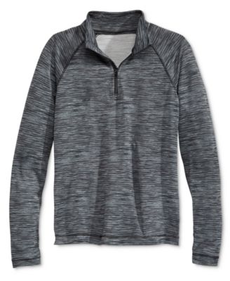 Ideology Girls Noir Space-Dye Zip-Neck Noir Space Dye M