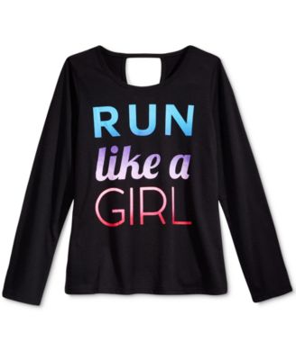 Ideology Girls Graphic-Print T-Shirt Noir