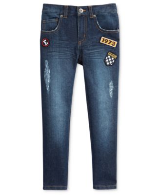 Epic Threads Little Boys Patch Slim-Straight Denim Jean Medium Wash 5