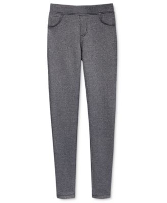 Epic Threads Lurex Metallic Pants, Girls Gray S