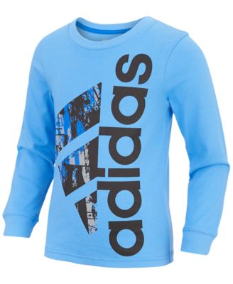 adidas Graphic-Print T-Shirt, Toddler Bright Blue