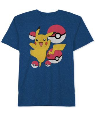 Jem  Pokemon Graphic-Print T-Shirt, Little Classic Blue