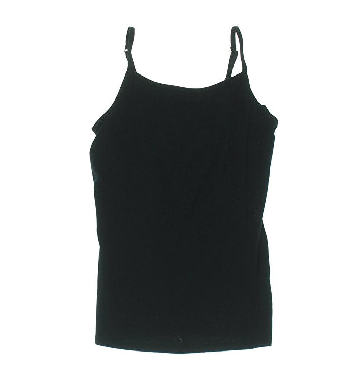 Epic Threads Girls Solid Cami Deep Black L
