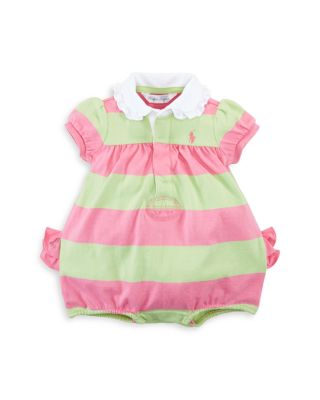 Ralph Lauren Baby Girls Bold Striped Short