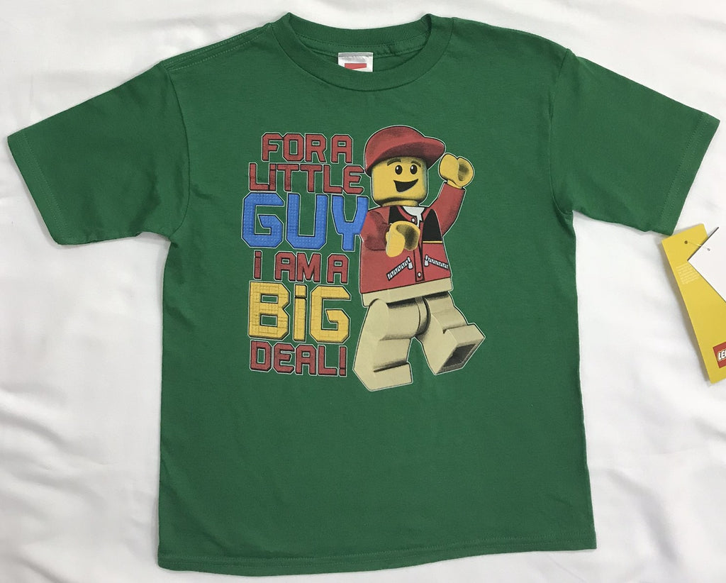 LEGO Little Boys Big Deal Graphic- Kelly Green 5, 6