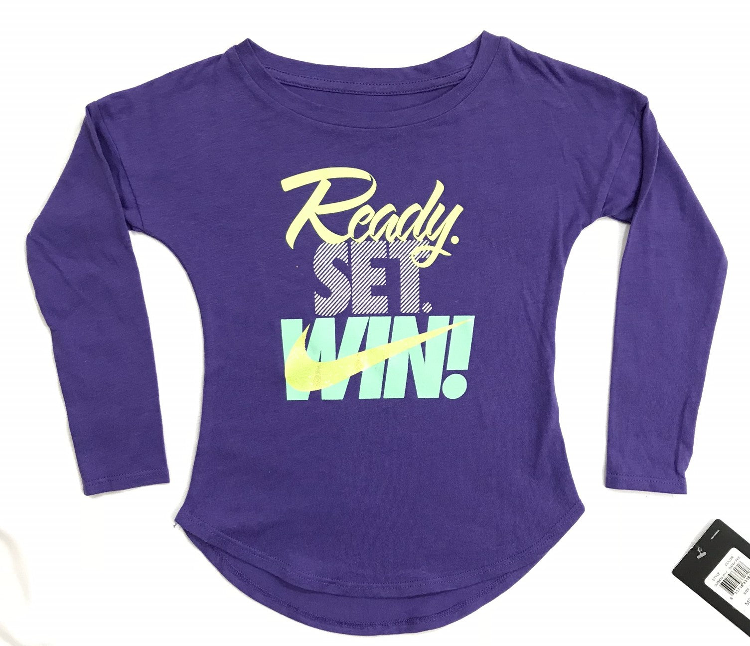 Nike Graphic-Print T-Shirt,"Ready Set Win!" Toddler