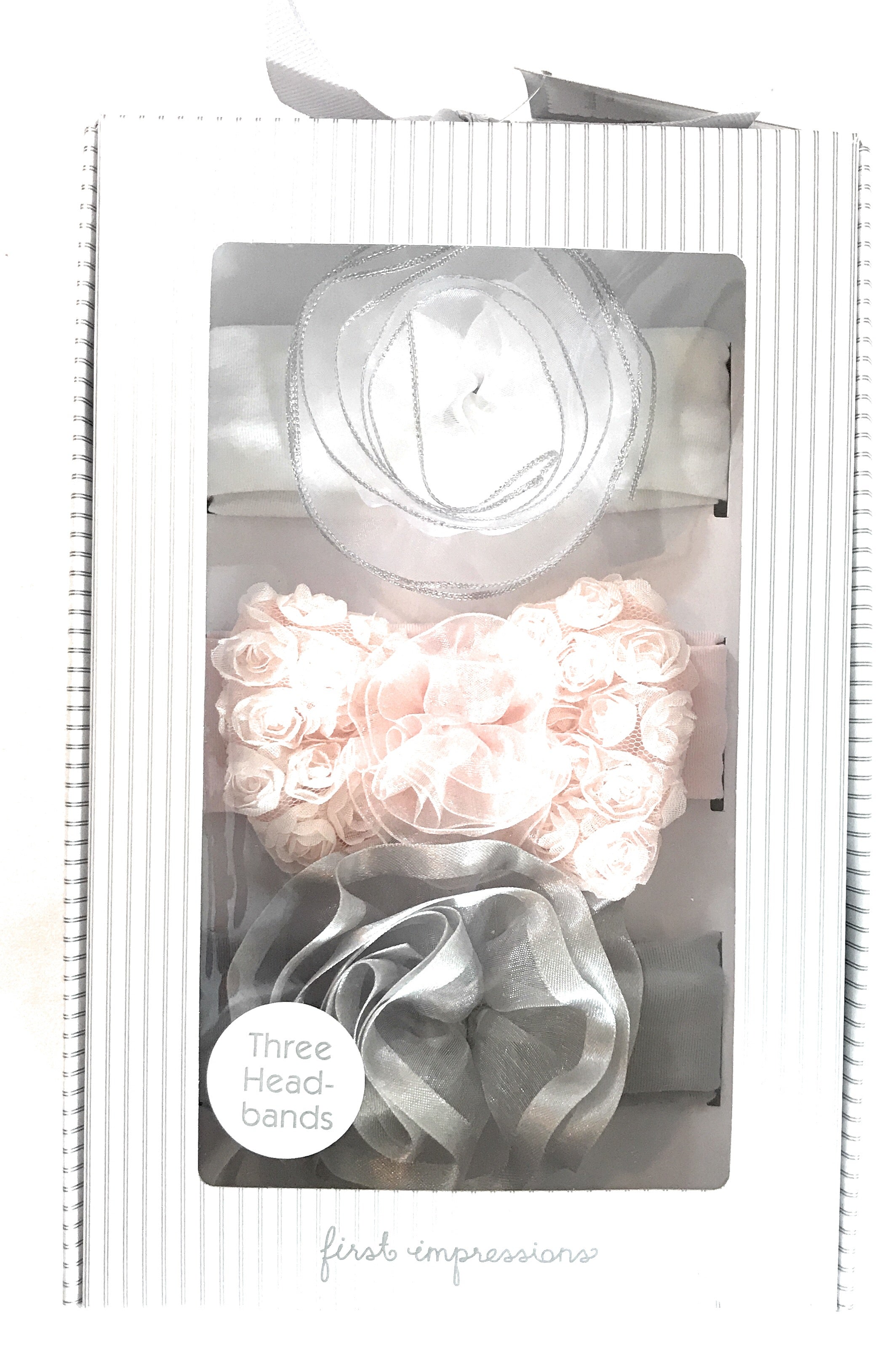 First Impressions Baby Girls 3-Pack Headbands