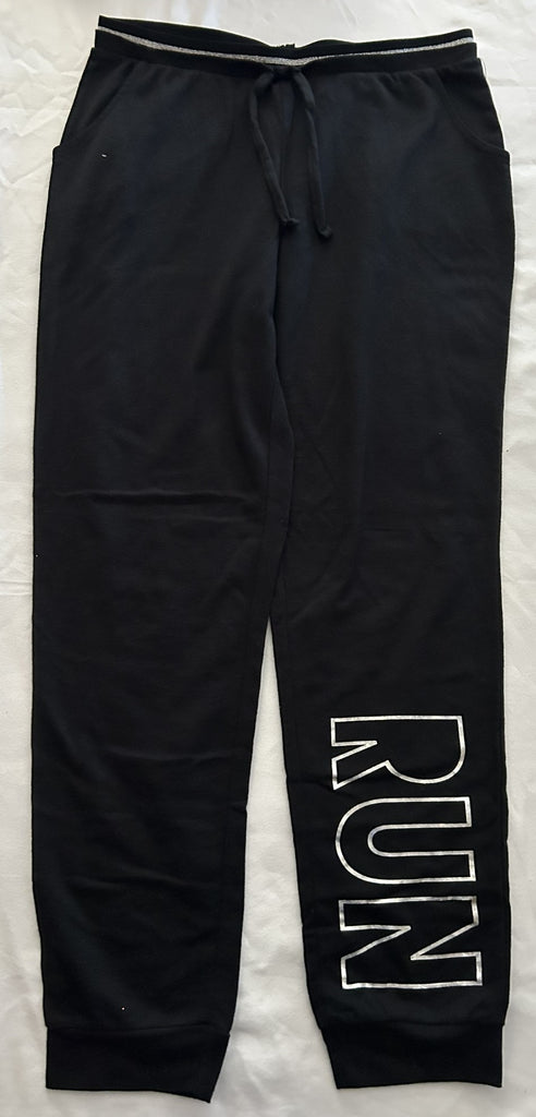 Ideology Run Sweatpants, Big Girls BLACK XL 16