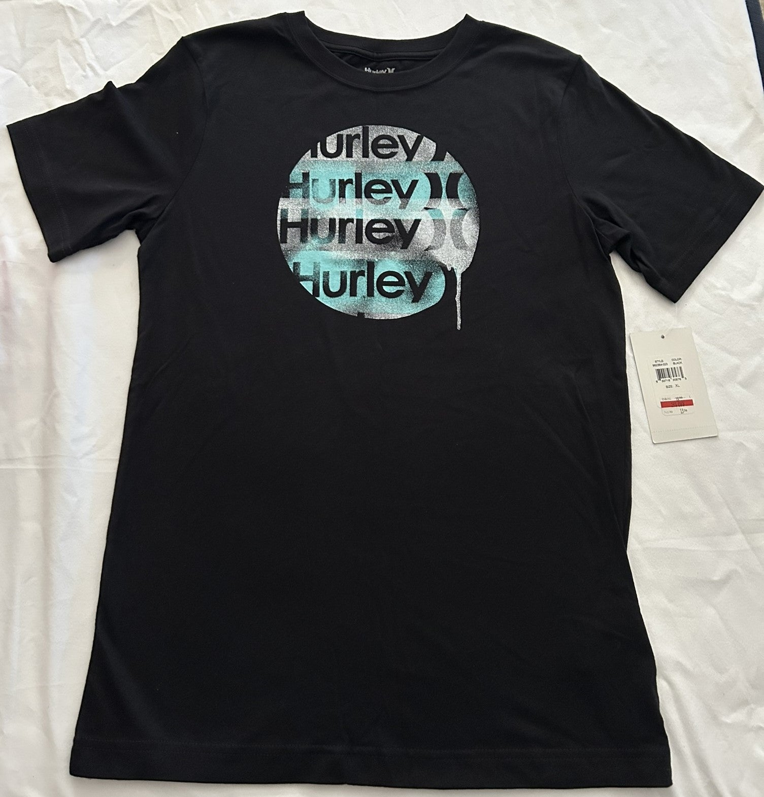 HURLEY/HADDAD APPAREL Graphic-Print T-Shirt Black XL