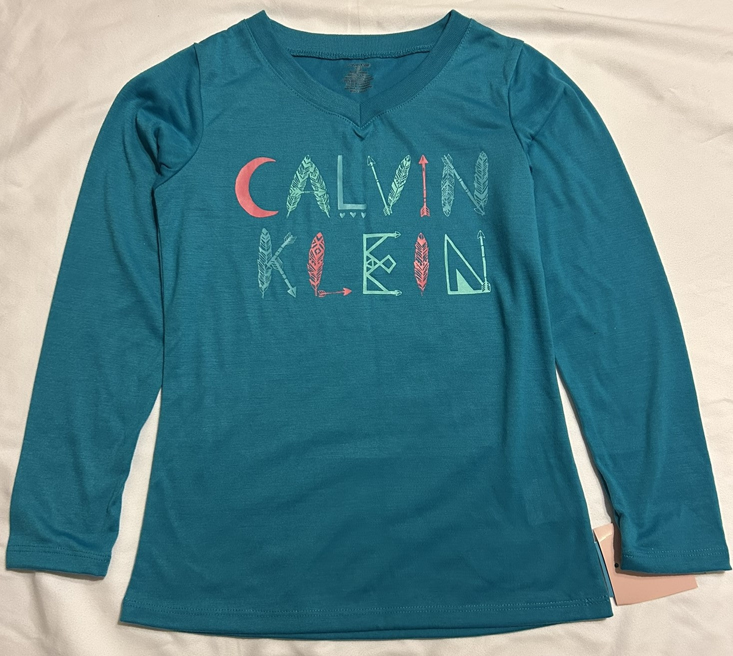 Calvin Klein Little Boys Scalar Solid Half Dark Green 7/8
