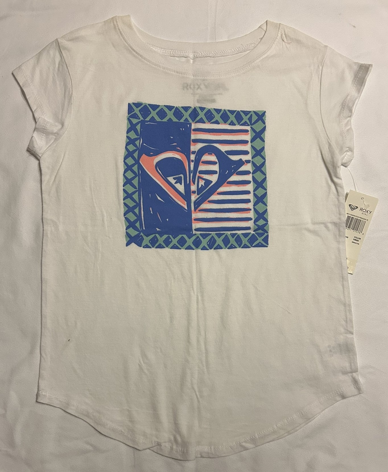 ROXY/QUIKSILVER NEW GENERATION Graphic-Print T-Shirt White 10M