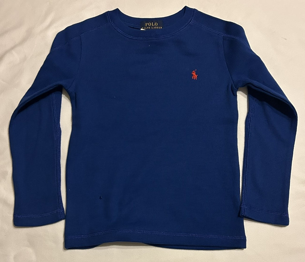 Ralph Lauren Little Boys Embroidered Therm Sapphire Star 4/4T
