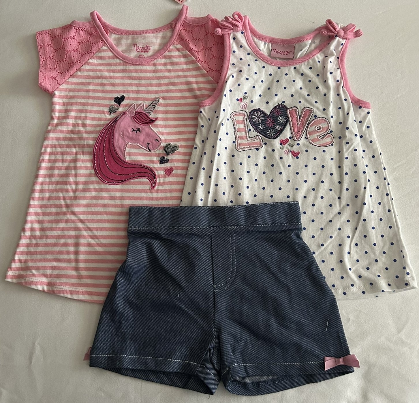 Nannette 3-Pc. Multi-Pattern Tank Top, Pink 6