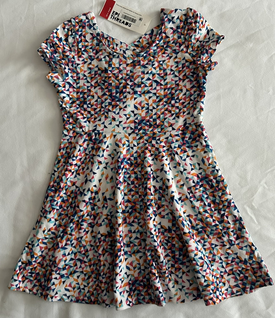 EPIC THREADS GEOMETRIC DRESS  Holiday Ivory 3T