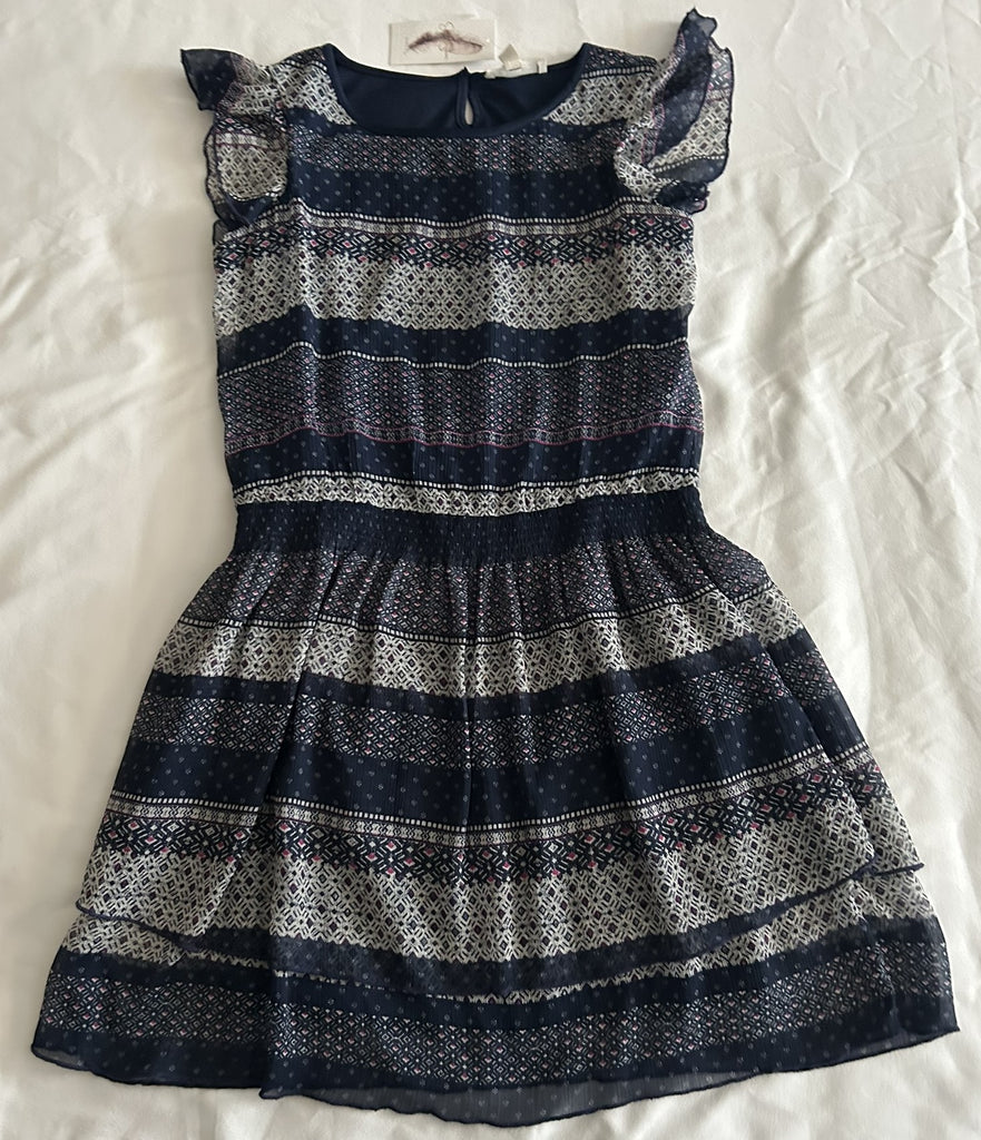 JESSICA SIMPSON Astral Aura Diamond stripe HAZELY Fashion DRESS 12