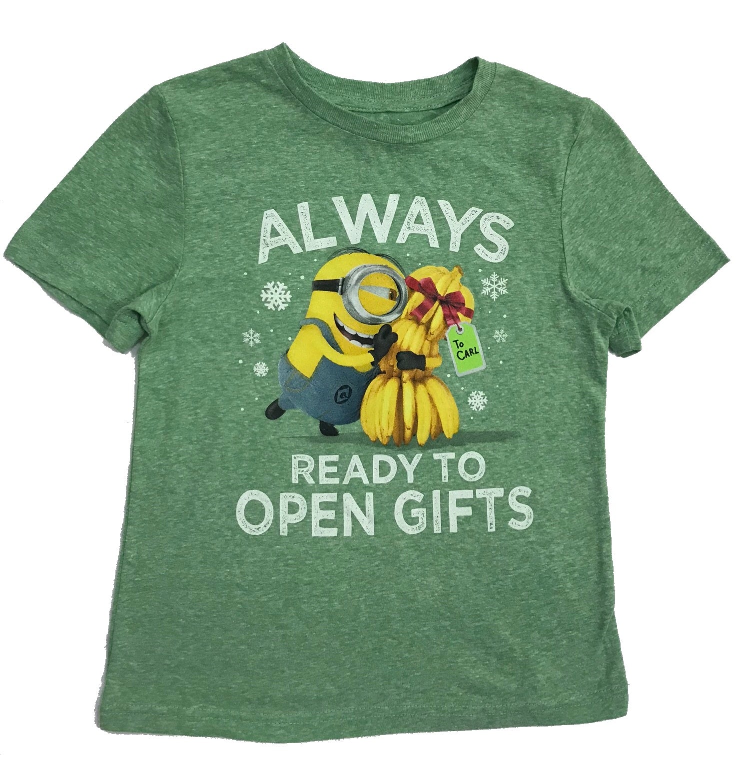 Universal Studios Minions Ready To Open Gifts, L Green 3T, 4T,5T