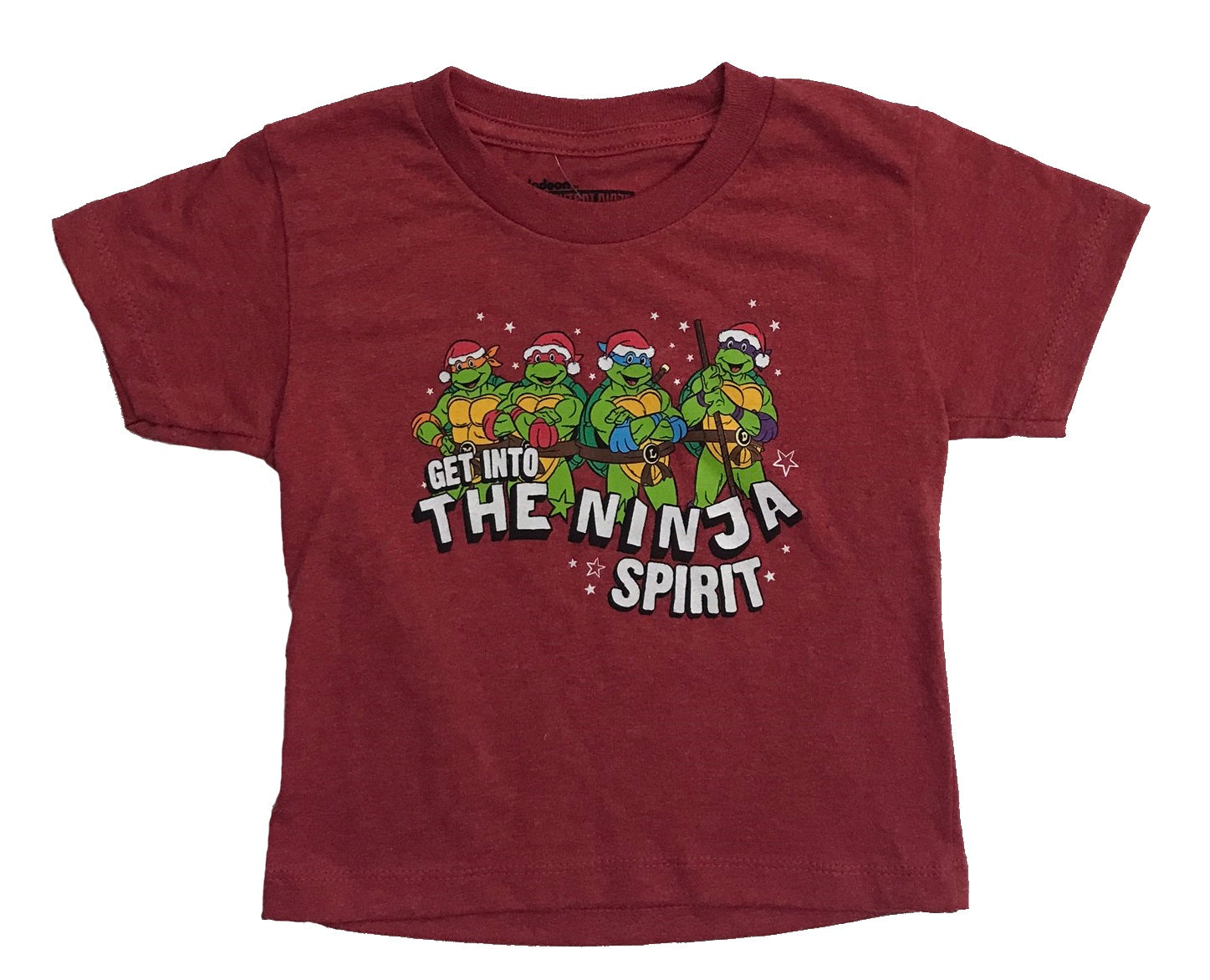 Ninja Turtles Get Into The Ninja Spirit T-Shirt Red 3,7