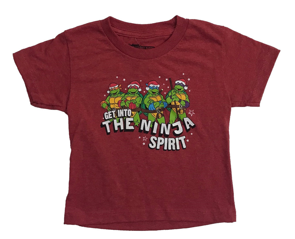 Ninja Turtles Get Into The Ninja Spirit T-Shirt Red 3,7