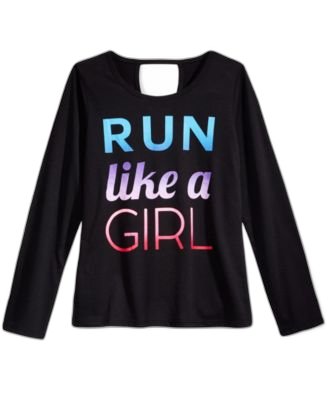 Ideology Girls Graphic-Print T-Shirt Noir
