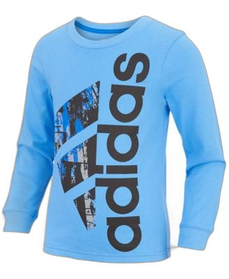 adidas Graphic-Print T-Shirt, Toddler Bright Blue