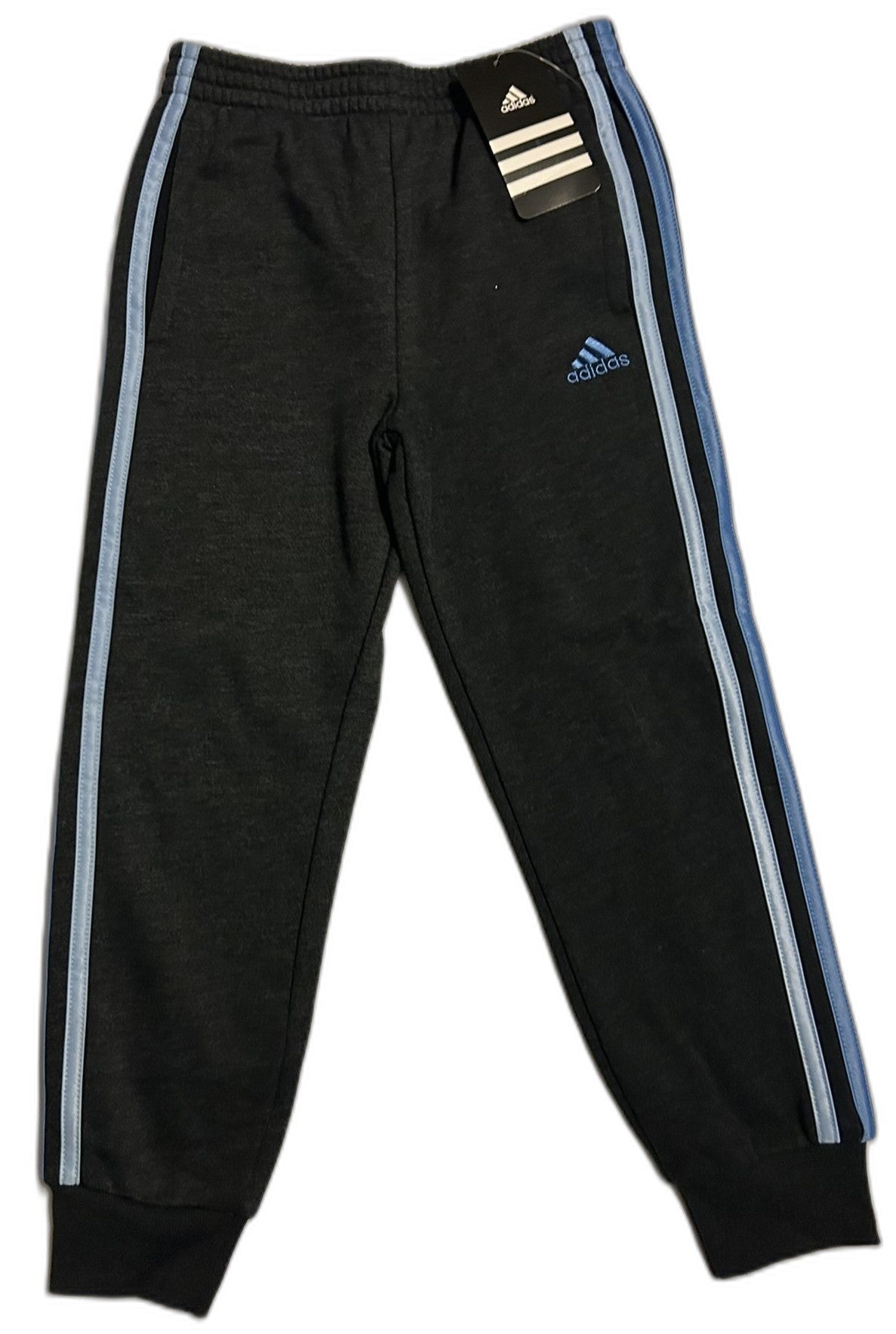 adidas Warm-Up Jogger Pants,  Toddler Black Heather Blue 6