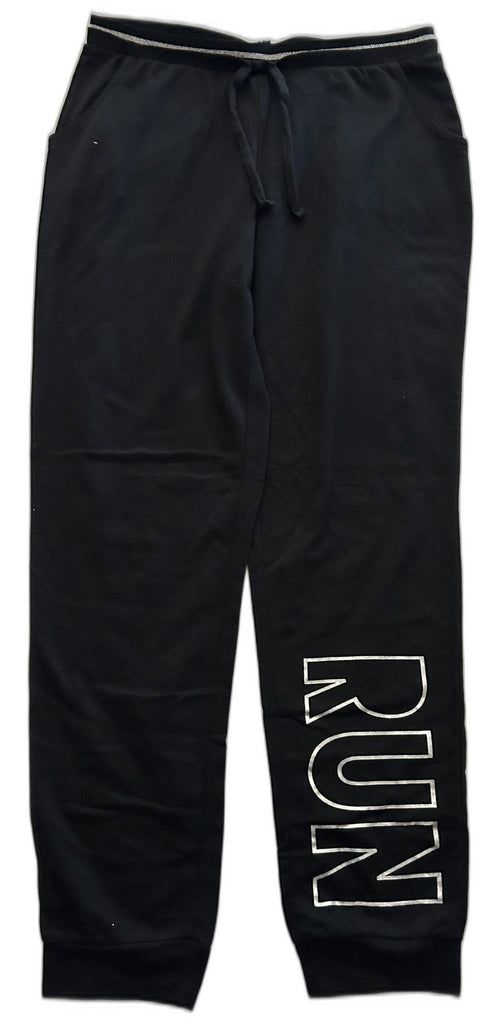 Ideology Run Sweatpants, Big Girls BLACK XL 16