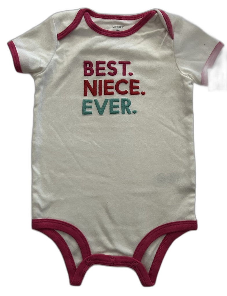 Carters Best Niece Ever Bodysuit Ivory 18 months, 9months, 6 months