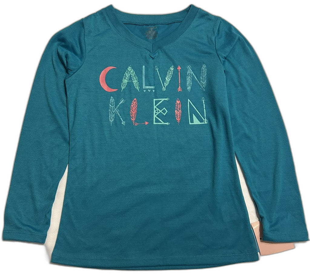 Calvin Klein Little Boys Scalar Solid Half Dark Green 7/8